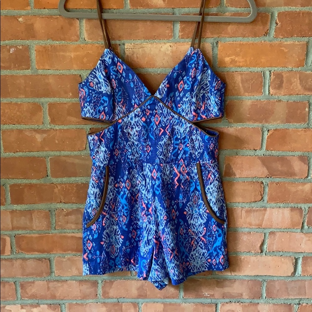 Dolce Vida Cut-Out Romper, Size XS
